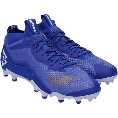Chaussures de football dédicacées Beast Mode B.T.A Elite par Marshawn Lynch des Seattle Seahawks