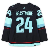 Marshawn Lynch Seattle Seahawks Autographed Navy "Beast Mode" adidas Seattle Kraken Jersey - Limited Edition of 24