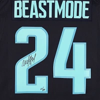 Marshawn Lynch Seattle Seahawks Autographed Navy "Beast Mode" adidas Seattle Kraken Jersey - Limited Edition of 24