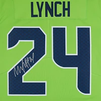 Marshawn Lynch Seattle Seahawks Autographed Nike Green Limited Jersey