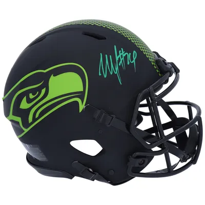 Seattle Seahawks Riddell Flat White Mini Helmet Unsigned