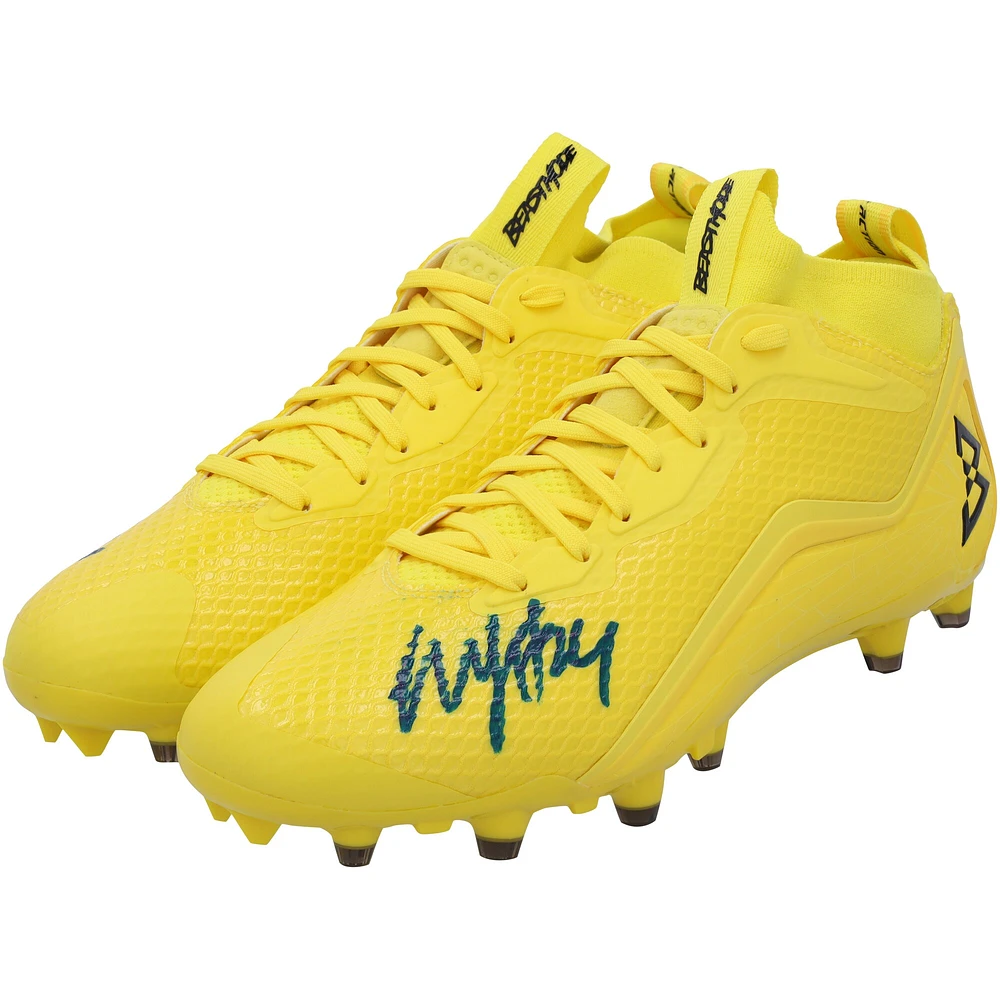 Marshawn Lynch Seattle Seahawks Autographed Beast Mode B.T.A Elite Football Cleats