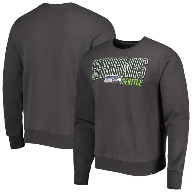 Seattle Seahawks Antigua Team Reward Crewneck Pullover Sweatshirt -  Heathered Gray