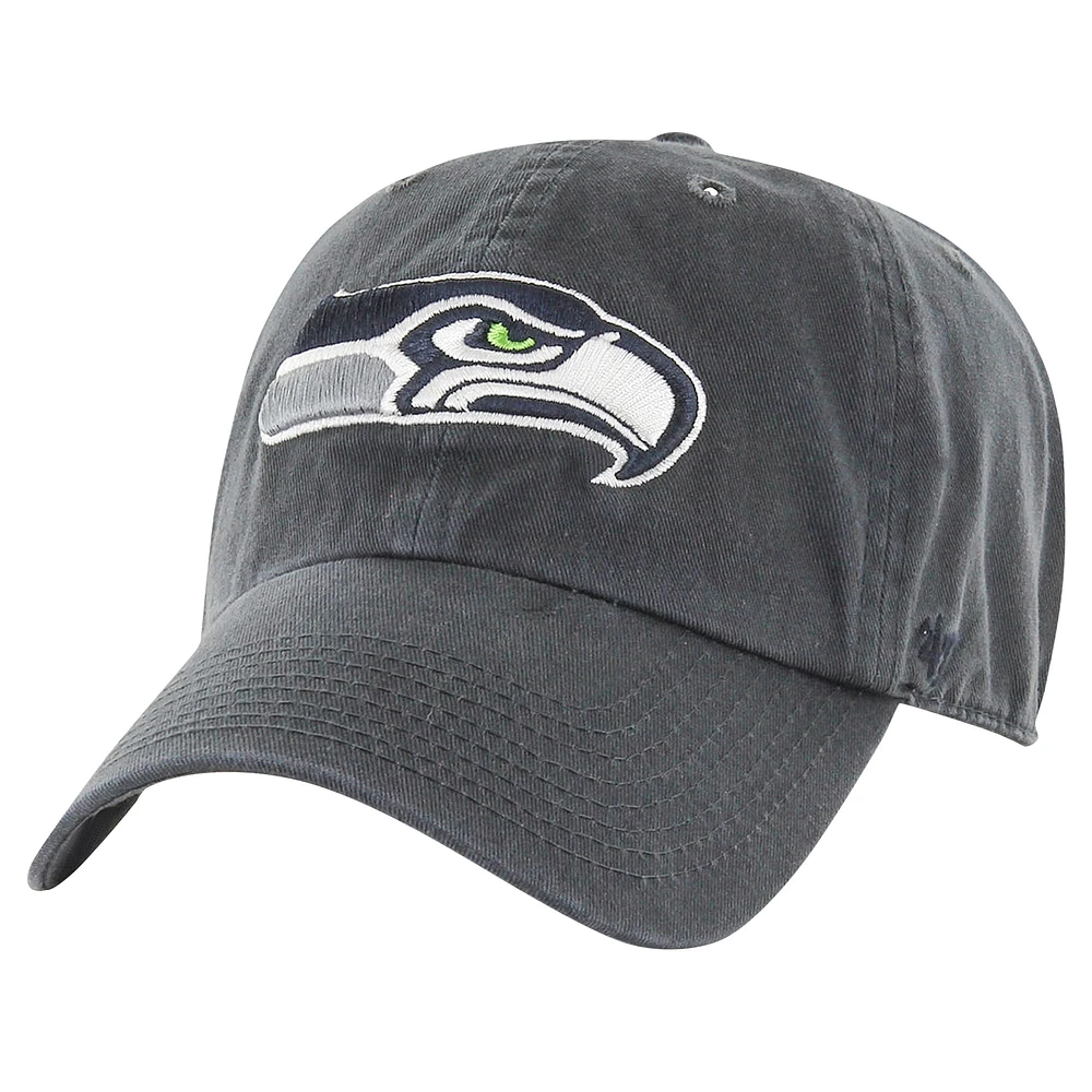 Casquette réglable de nettoyage secondaire '47 anthracite Seattle Seahawks pour hommes