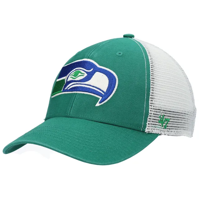 Youth Mitchell & Ness Royal Seattle Seahawks Throwback Precurve