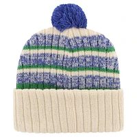 Men's '47  Natural Seattle Seahawks Legacy Tavern Cuffed Knit Hat with Pom