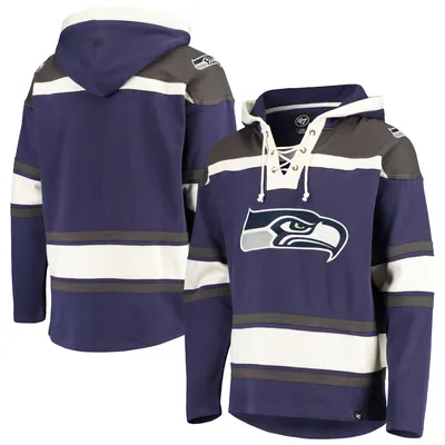 Seattle Seahawks NFL x Staple All Over Print Pullover Hoodie - Navy