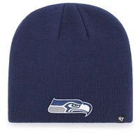 Men's '47 Navy Seattle Seahawks Primary Logo Knit Beanie