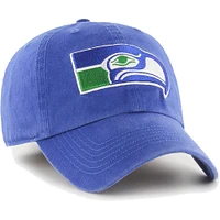 Men's '47 Royal Seattle Seahawks Gridiron Classics Franchise Legacy Fitted Hat