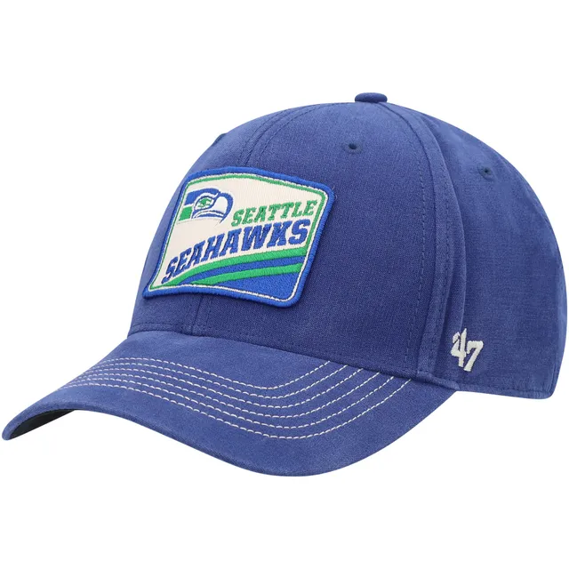 '47 Men's Seattle Seahawks Clean Up Throwback Royal Adjustable Hat