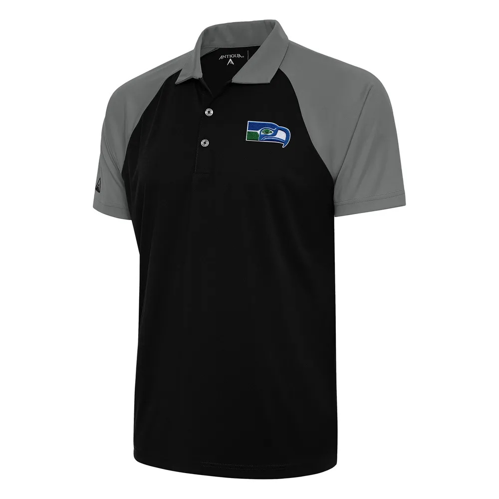 Antigua Men's Seattle Seahawks Tribute White Polo