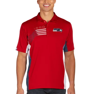 Arizona Cardinals Antigua Answer Polo - White/Red