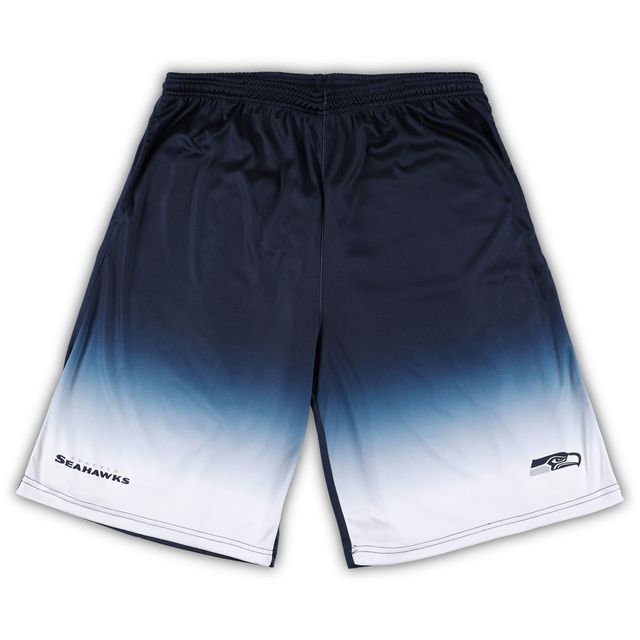 Short délavé Seattle Seahawks Big & Tall pour homme, bleu marine universitaire