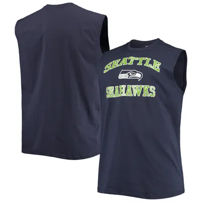 Seattle Seahawks Big & Tall Muscle Tank Top - College Navy
