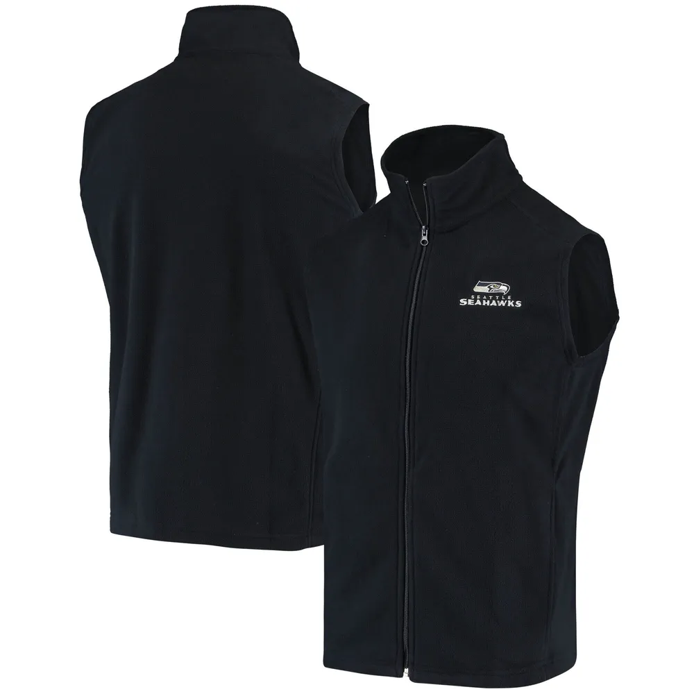 Women's Antigua Gray Seattle Seahawks Links Full-Zip Golf Jacket