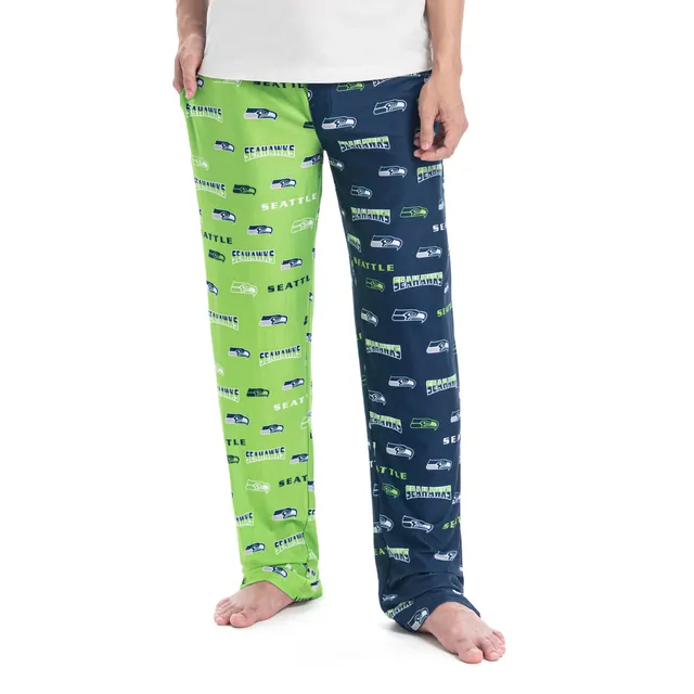 Seattle Seahawks Concepts Sport Throwback Logo Mainstream Cuffed Terry  Pants - Gray