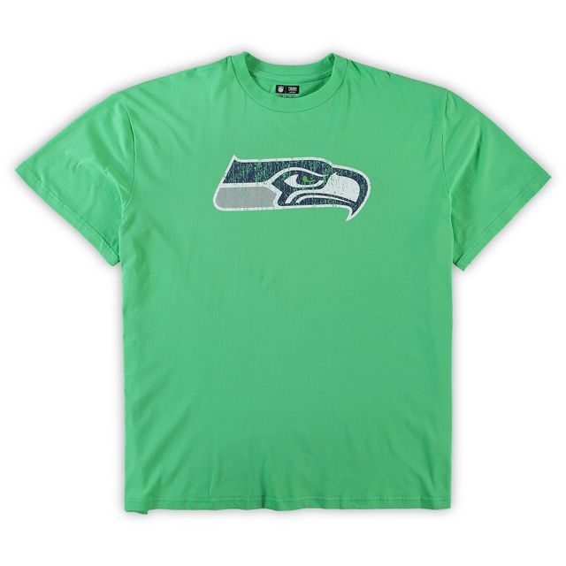 Homme Concepts Sport Marine/Gris chiné Ensemble t-shirt et short Seattle Seahawks Tailles Big & Tall