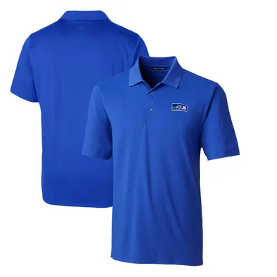 Men's Cutter & Buck Royal Indianapolis Colts Throwback Logo Big & Tall  Forge Stretch Polo