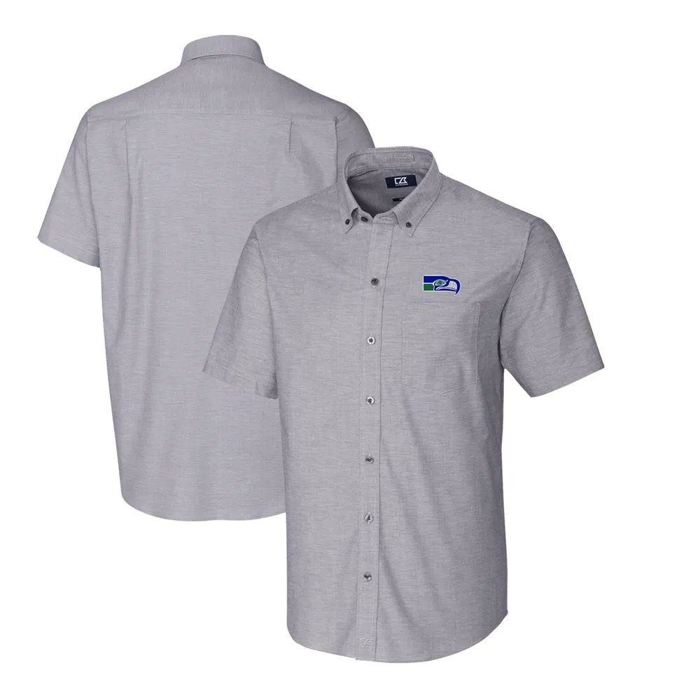 Lids Seattle Seahawks Cutter & Buck Throwback Logo Prospect Textured  Stretch Polo