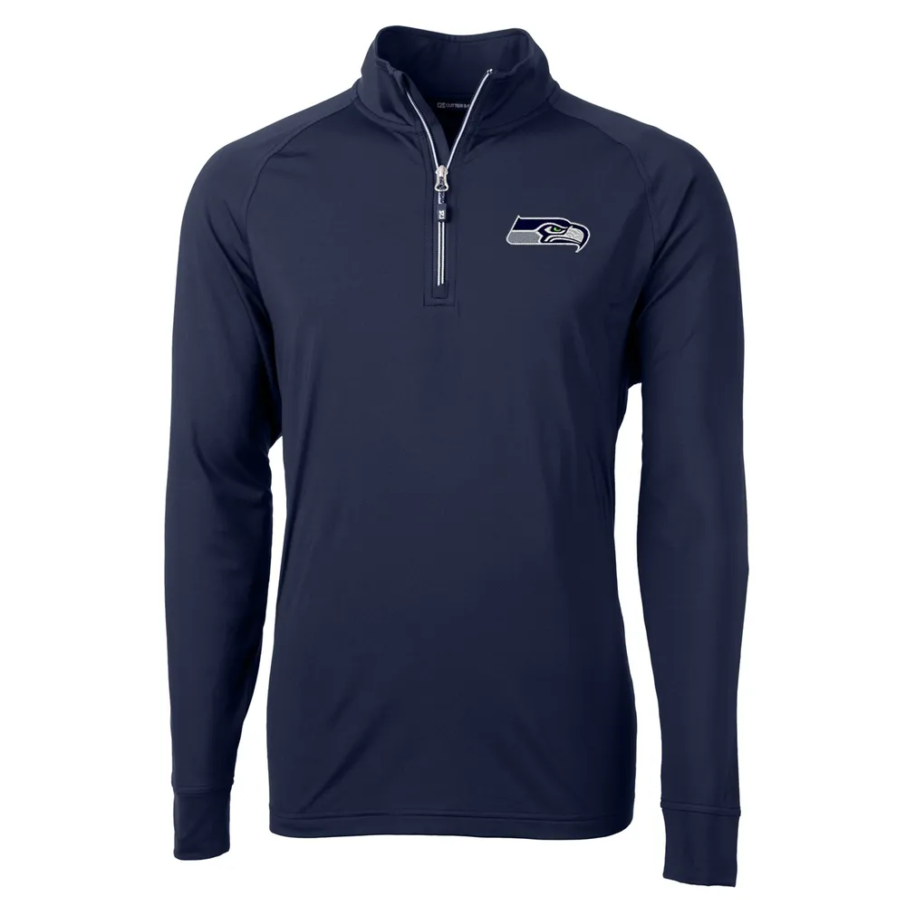 Lids Seattle Seahawks Cutter & Buck Adapt Eco Knit Quarter-Zip Pullover  Jacket