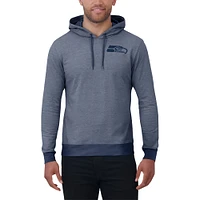 Men's Darius Rucker Collection by Fanatics College Navy Seattle Seahawks Tonal Knit Pullover Hoodie