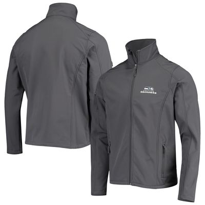 Men's Dunbrooke Charcoal Seattle Seahawks Sonoma Softshell Full-Zip Jacket