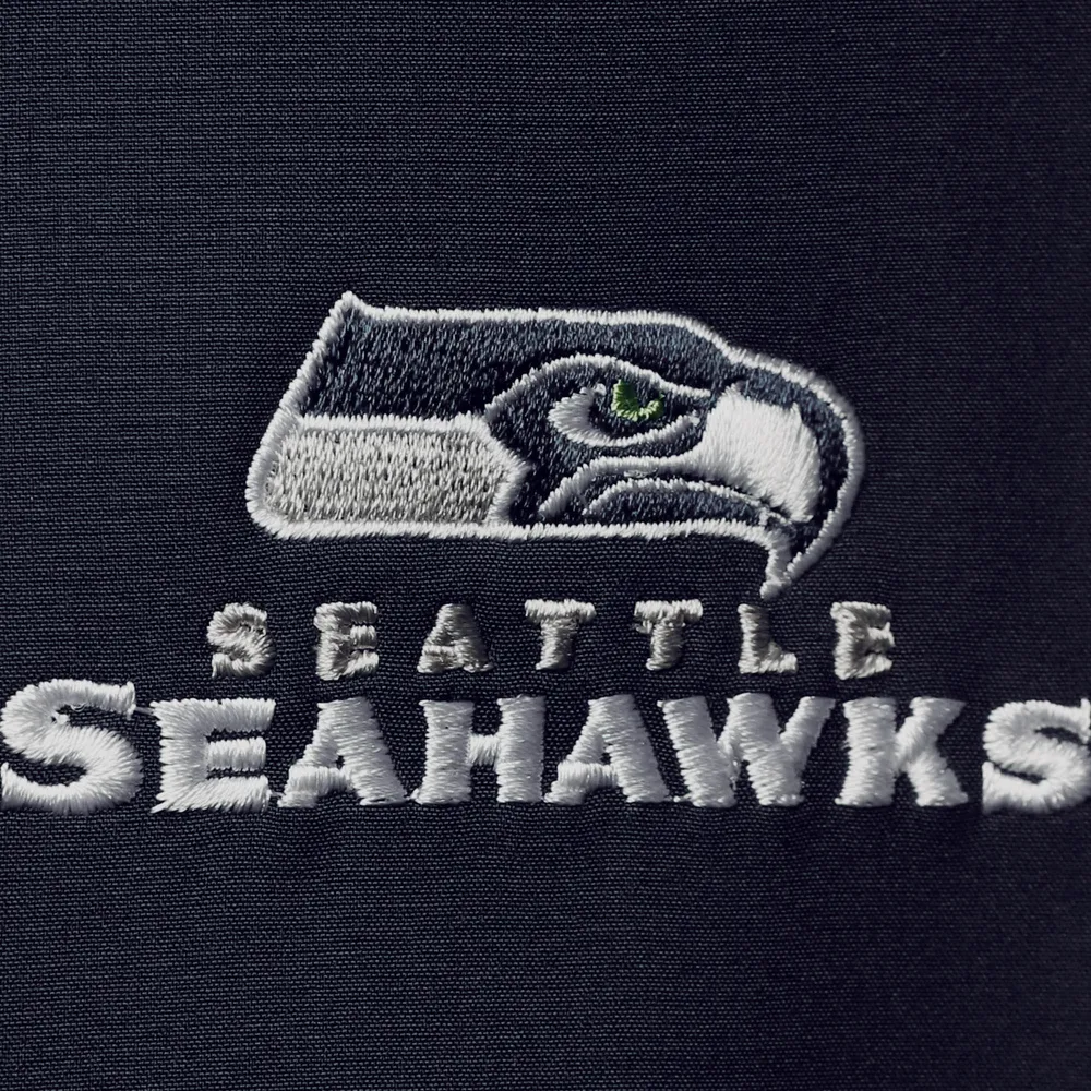 Men's Dunbrooke College Navy Seattle Seahawks Big & Tall Sonoma Softshell Full-Zip Jacket
