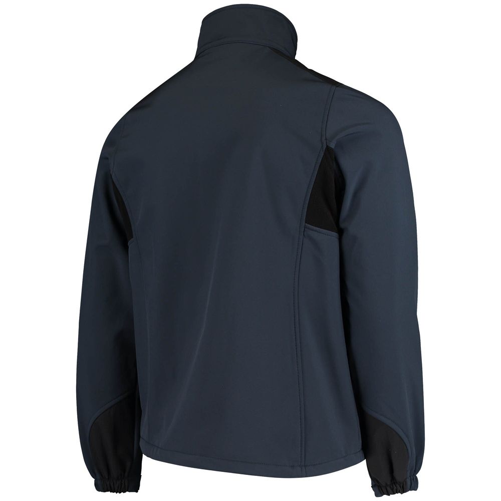 Men's Dunbrooke Navy Seattle Seahawks Circle Softshell Fleece Full-Zip Jacket