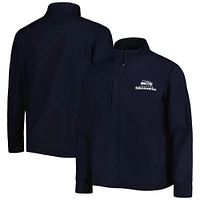 Dunbrooke Navy Seattle Seahawks Journey Workwear Veste à glissière pleine longueur pour homme