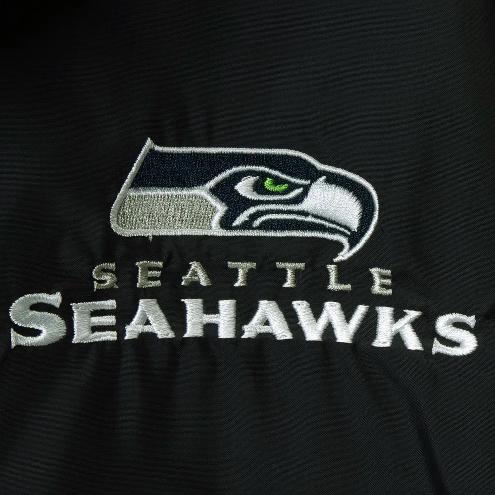 Dunbrooke Navy Seattle Seahawks Logo Legacy Stadium Veste entièrement zippée pour homme