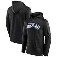 Men's Fanatics Black Seattle Seahawks On The Ball Pullover Hoodie