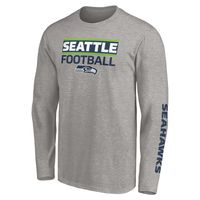 Men's Fanatics Branded Heathered Gray/College Navy Seattle