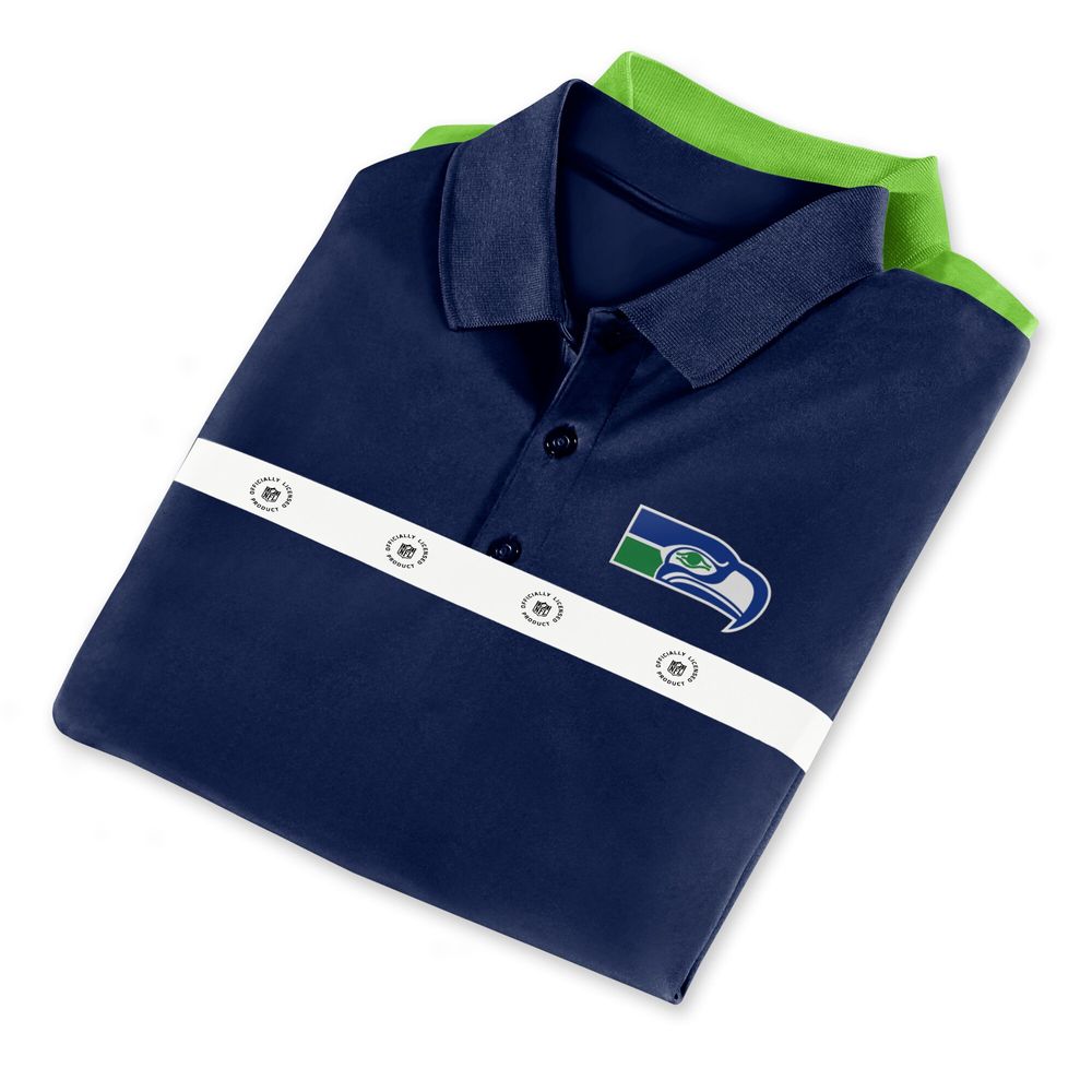 Women's Fanatics Branded College Navy/Neon Green Seattle Seahawks