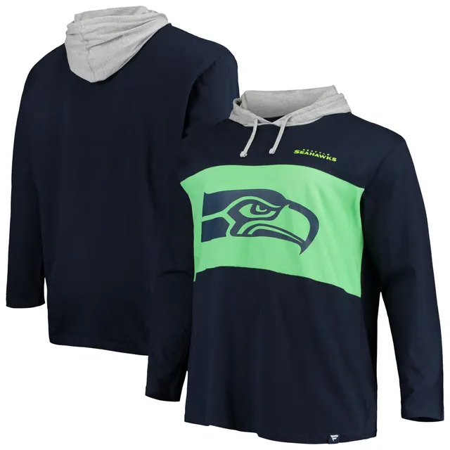 Youth Heathered Gray Seattle Seahawks On Guard Hoodie T-Shirt