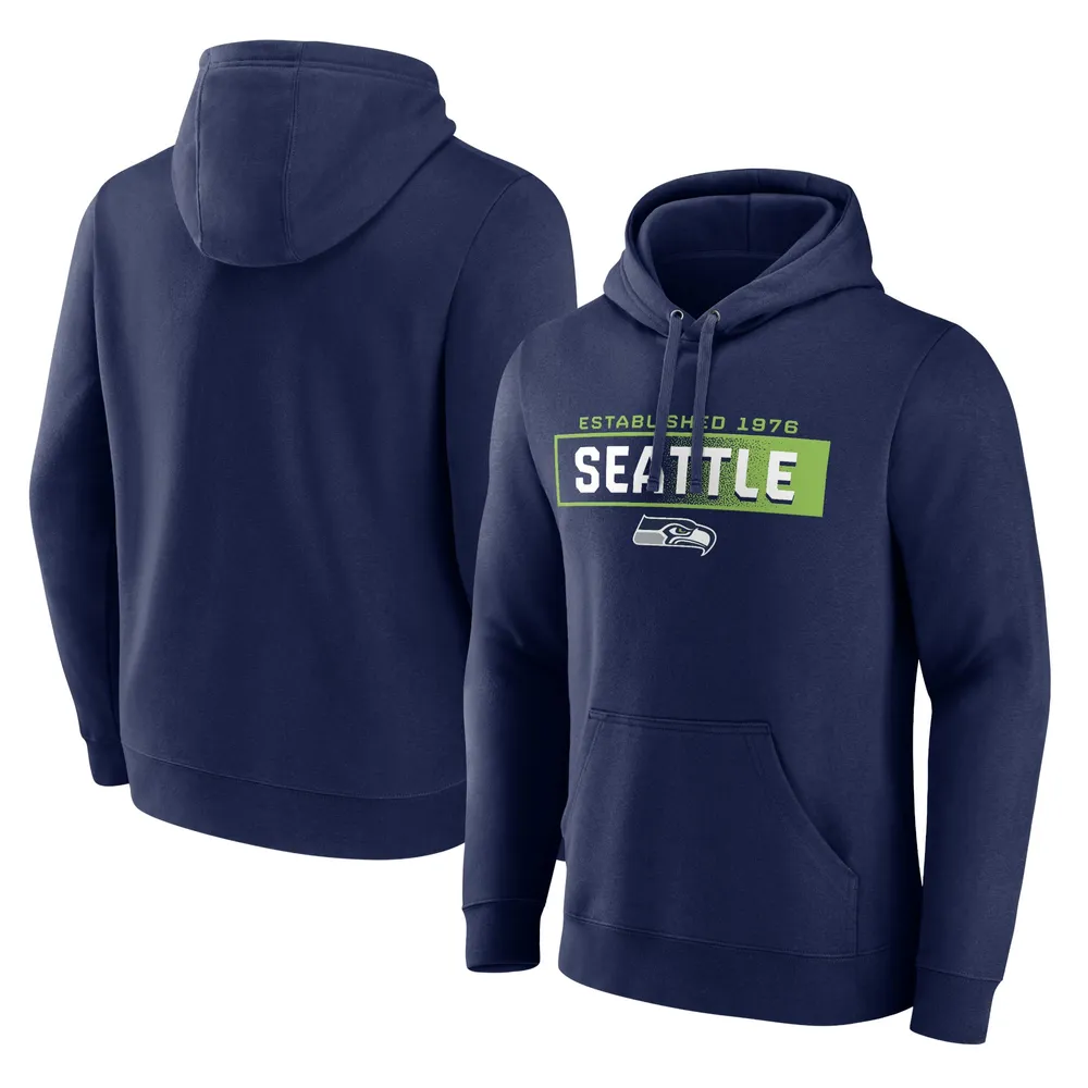 Lids Seattle Seahawks Fanatics Branded Long Sleeve Hoodie T-Shirt - College  Navy