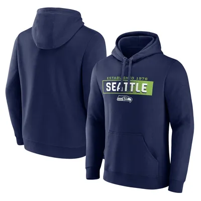 Men's Fanatics Branded DK Metcalf College Navy Seattle Seahawks Player Icon  Name & Number Pullover Hoodie