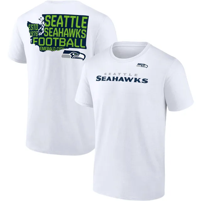 Women's Fanatics Branded College Navy Seattle Seahawks Fundamental Base T- Shirt