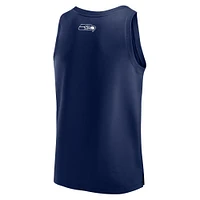 Men's Fanatics College Navy Seattle Seahawks Elements Tank Top