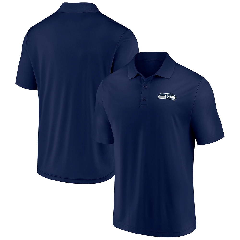 Polo Fanatics College Navy pour hommes, Seattle Seahawks, série de victoires