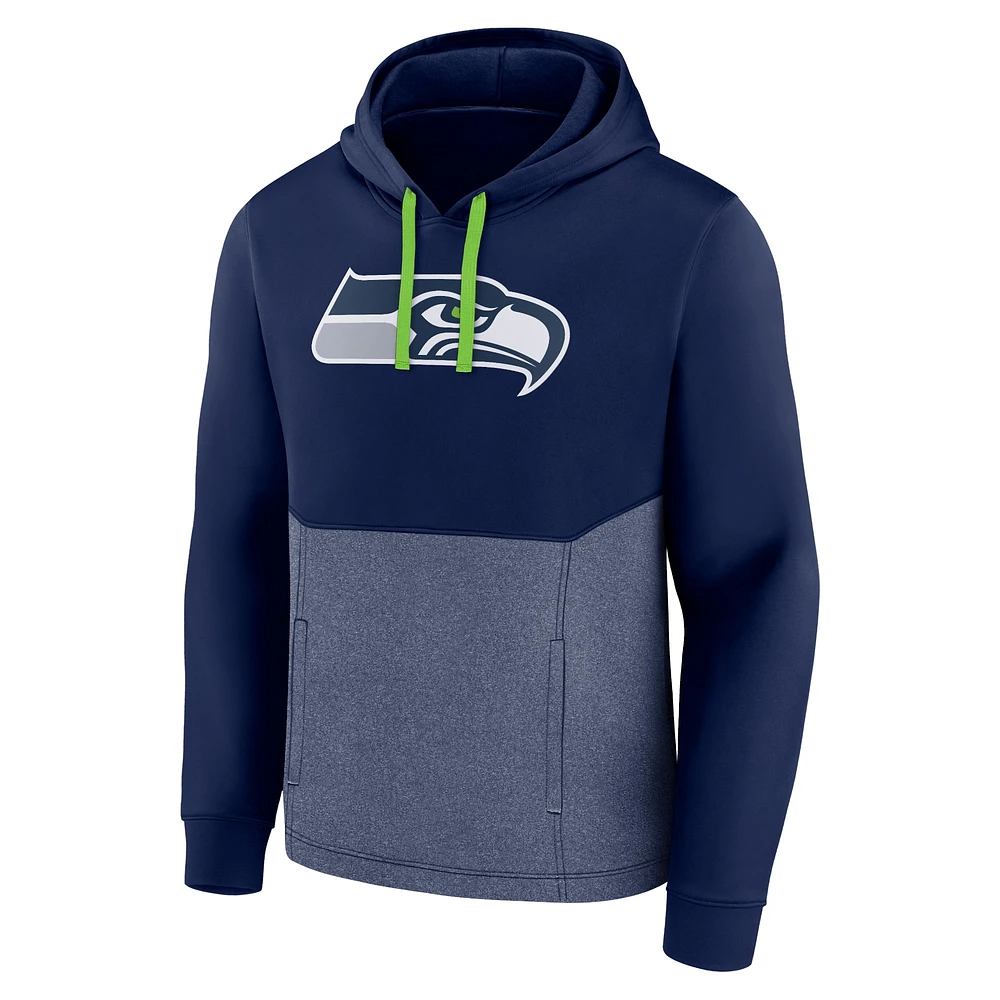 Sweat à capuche Fanatics College Navy Seattle Seahawks Winter Camp pour hommes