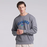 Sweat-shirt à enfiler en tissu éponge boucle pour homme Fanatics Heather Grey Seattle Seahawks