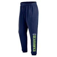 Men's Fanatics Navy Seattle Seahawks Big & Tall Chop Block Lounge Pants