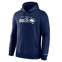 Sweat à capuche Fanatics bleu marine pour homme des Seattle Seahawks Pylon Cam Legacy