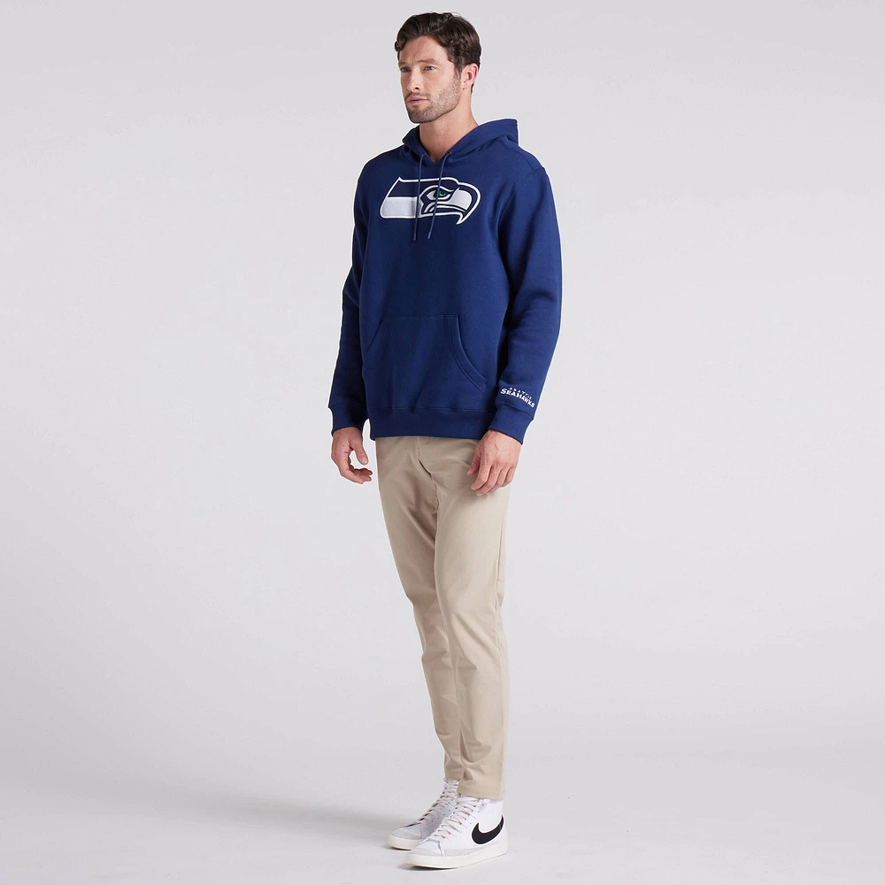 Sweat à capuche Fanatics bleu marine pour homme des Seattle Seahawks Pylon Cam Legacy