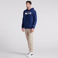 Sweat à capuche Fanatics bleu marine pour homme des Seattle Seahawks Pylon Cam Legacy