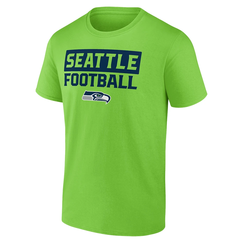 Men's Fanatics Seattle Seahawks Serve T-Shirt Combo Pack