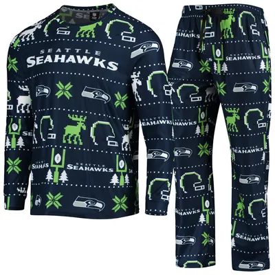 Toddler College Navy/Heathered Gray Seattle Seahawks Playmaker - Pullover  Hoodie & Pants Set