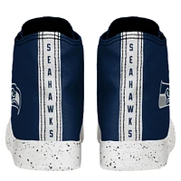 Baskets montantes FOCO Seattle Seahawks Paint Splatter pour homme