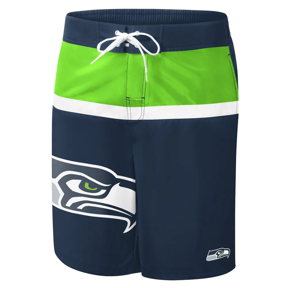 G-III Sports by Carl Banks College Navy Seattle Seahawks Sea Wind pour homme - Maillot de bain