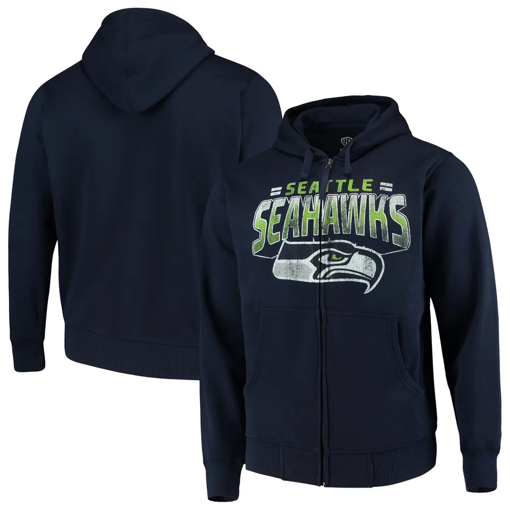 Seahawks Football Hoodie Grey/ Black Hoodie Sports Fan Gear 